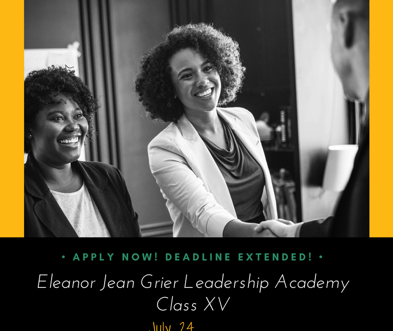 Eleanor Jean Grier Leadership Academy Applications Now Available!