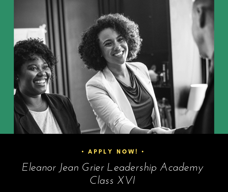 Eleanor Jean Grier Leadership Academy Applications Now Available!